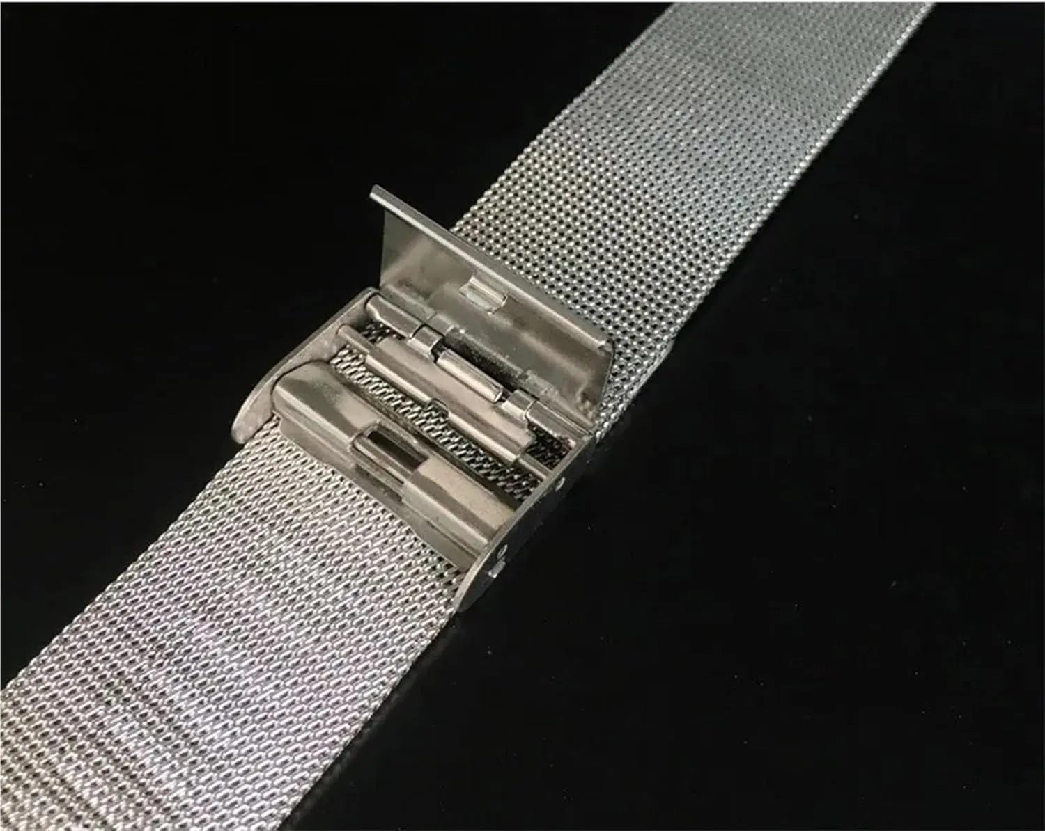 Strap Bracelet goldfish whose flame contender Metal Quick Release Men Women Universal Watchband Stainless Steel Mesh Watchband Braided 