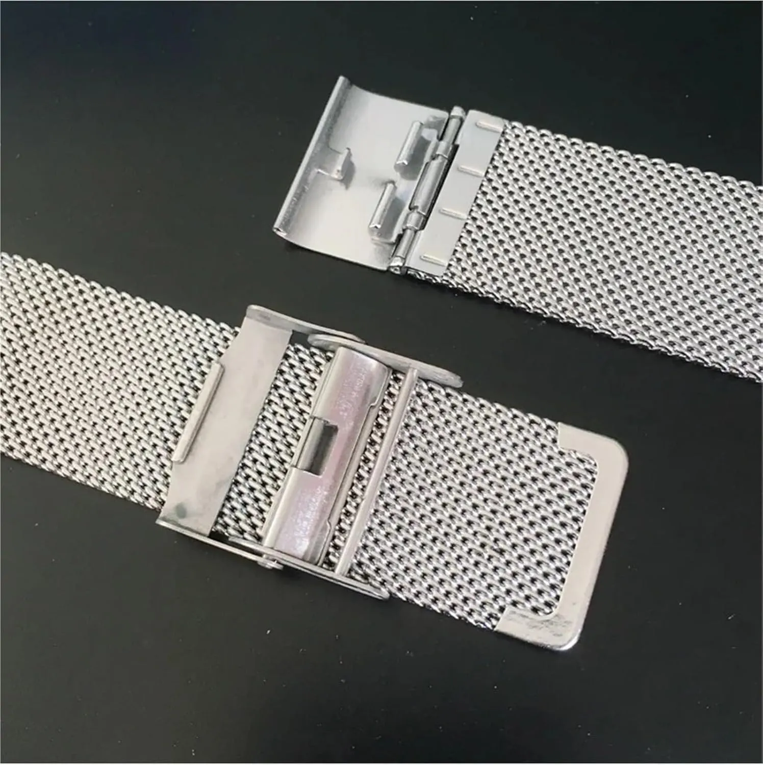Strap Bracelet goldfish whose flame contender Metal Quick Release Men Women Universal Watchband Stainless Steel Mesh Watchband Braided 