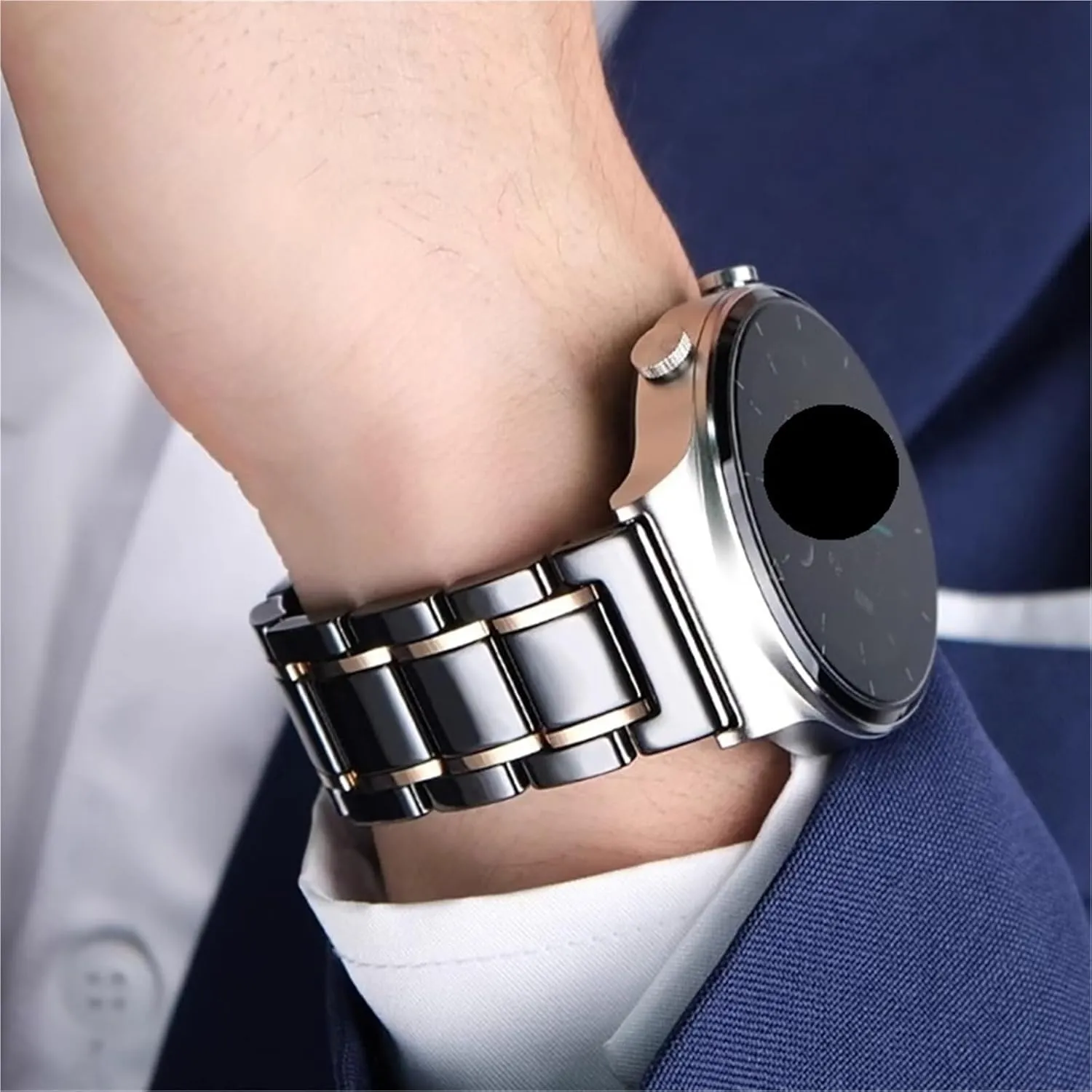 Strap Bracelet Links Removable Replacement Bands Men Women Universal Band Ceramics Stainless Steel encouragement option infirm Watch 