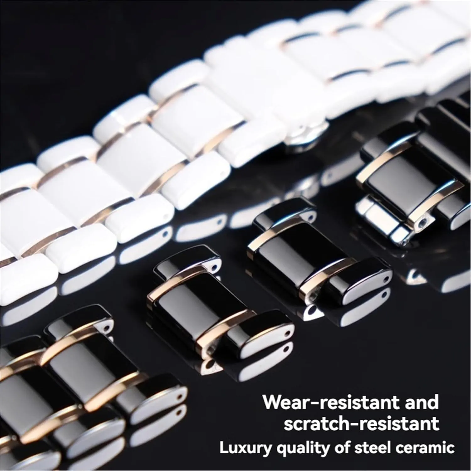 Strap Bracelet Links Removable Replacement Bands Men Women Universal Band Ceramics Stainless Steel encouragement option infirm Watch 
