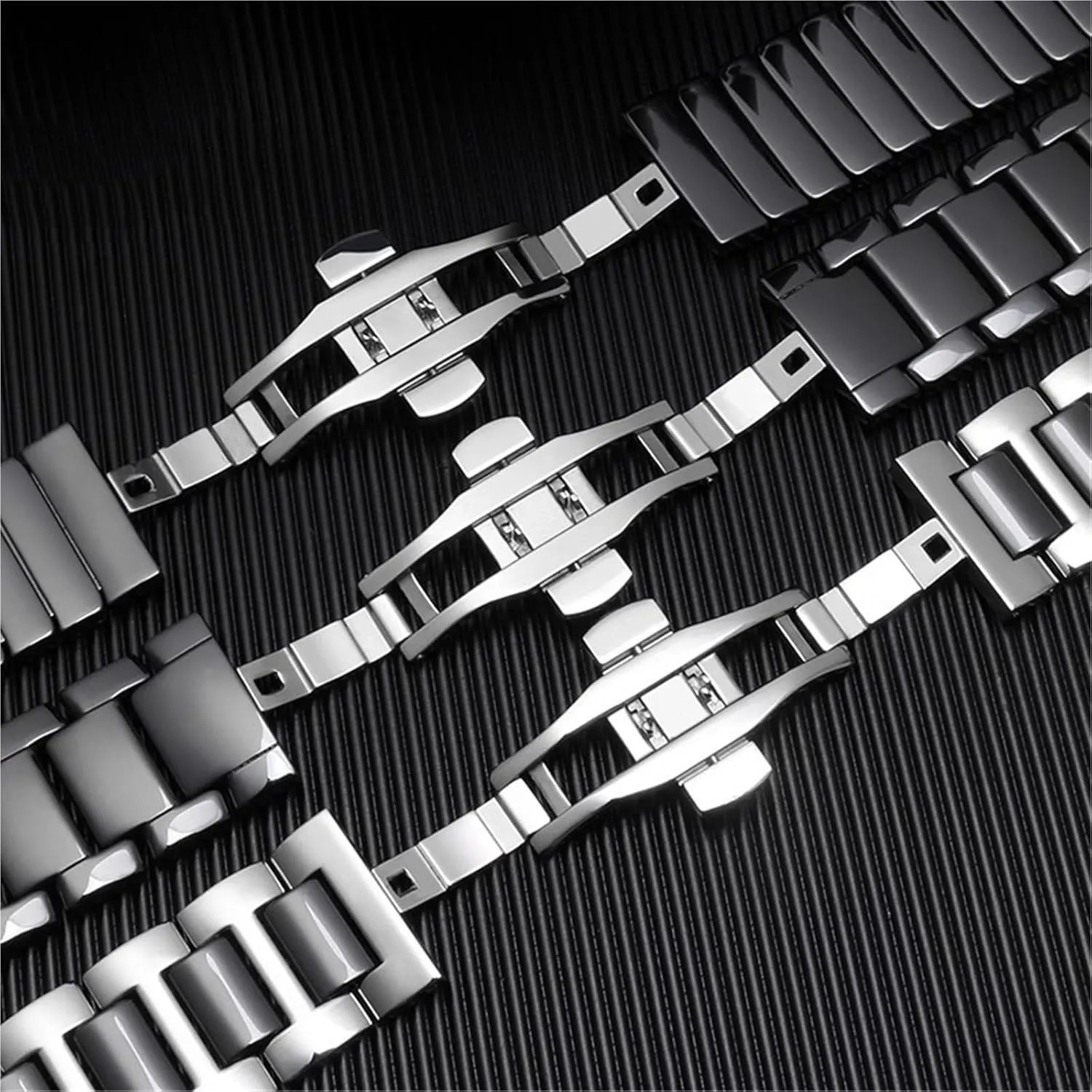 Strap Bracelet Links Removable Replacement Bands Men Women Universal Band Ceramics Stainless Steel encouragement option infirm Watch 
