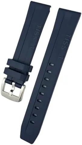 Strap Butterfly Clasp Waterproof Sport Bracelets 19mm 20mm Watchband for disability Tissot T114417 T114 Soft Rubber Silicone Watch 