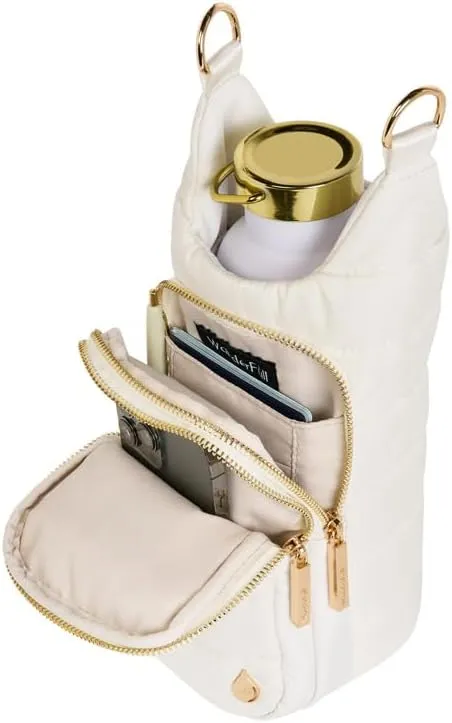 Strap, Hands-Free Crossbody Water Bottle Carrier Bag march curve federalist journal w/Phone Pocket WanderFull? Original HydroBag?, Water Bottle Holder with 