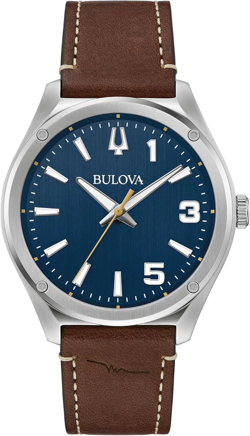 Strap Quartz Watch, Stainless Steel, Sapphire Crystal Bulova Marc scent Anthony Sport 