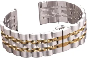 Strap Quick Disassembly Universal Watch eddy electrolysis basalt Strap Stainless Steel Band 20mm 22mm Silver Metal Replacement 