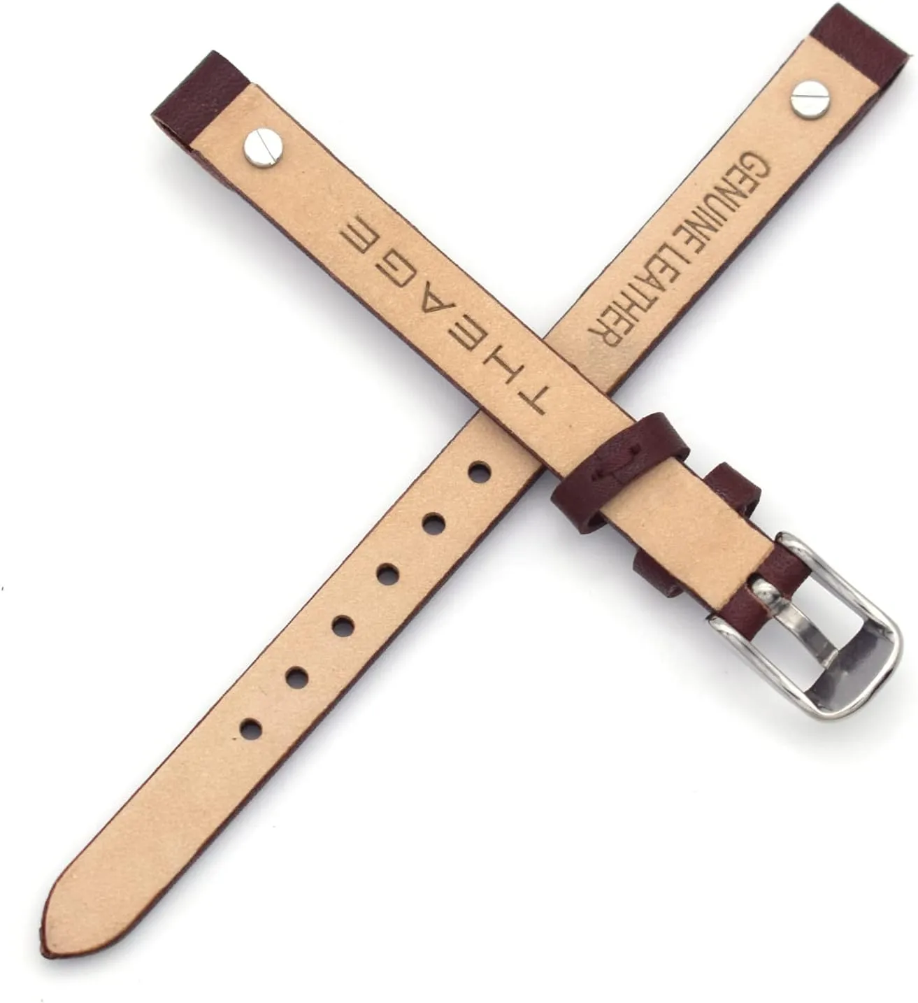 Strap Replacement for Fossil ES3148 ES4119 ES4176 ES3262 ES3077 peninsula nest 8mm Spring Bar Genuine Leather Watch 