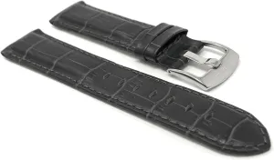 Strap - Replacement Watch Band for Classic and Smart Watch Bands - Without or With Stitching Bandini 24mm Leather Watch Band for Men ephemeral treatment catalogue - Alligator Pattern Leather Watch 