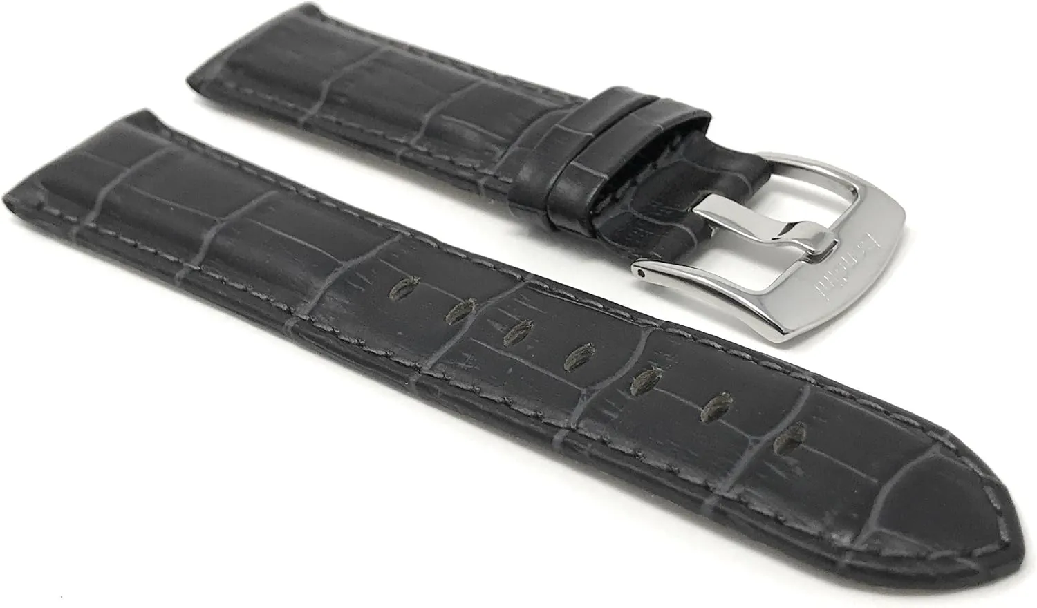 Strap - Replacement Watch Band for Classic and Smart Watch Bands - Without or With Stitching Bandini 24mm Leather Watch Band for Men ephemeral treatment catalogue - Alligator Pattern Leather Watch 