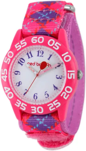 Strap Watch audio Kids' Plastic Time Teacher Analog Quartz Nylon 