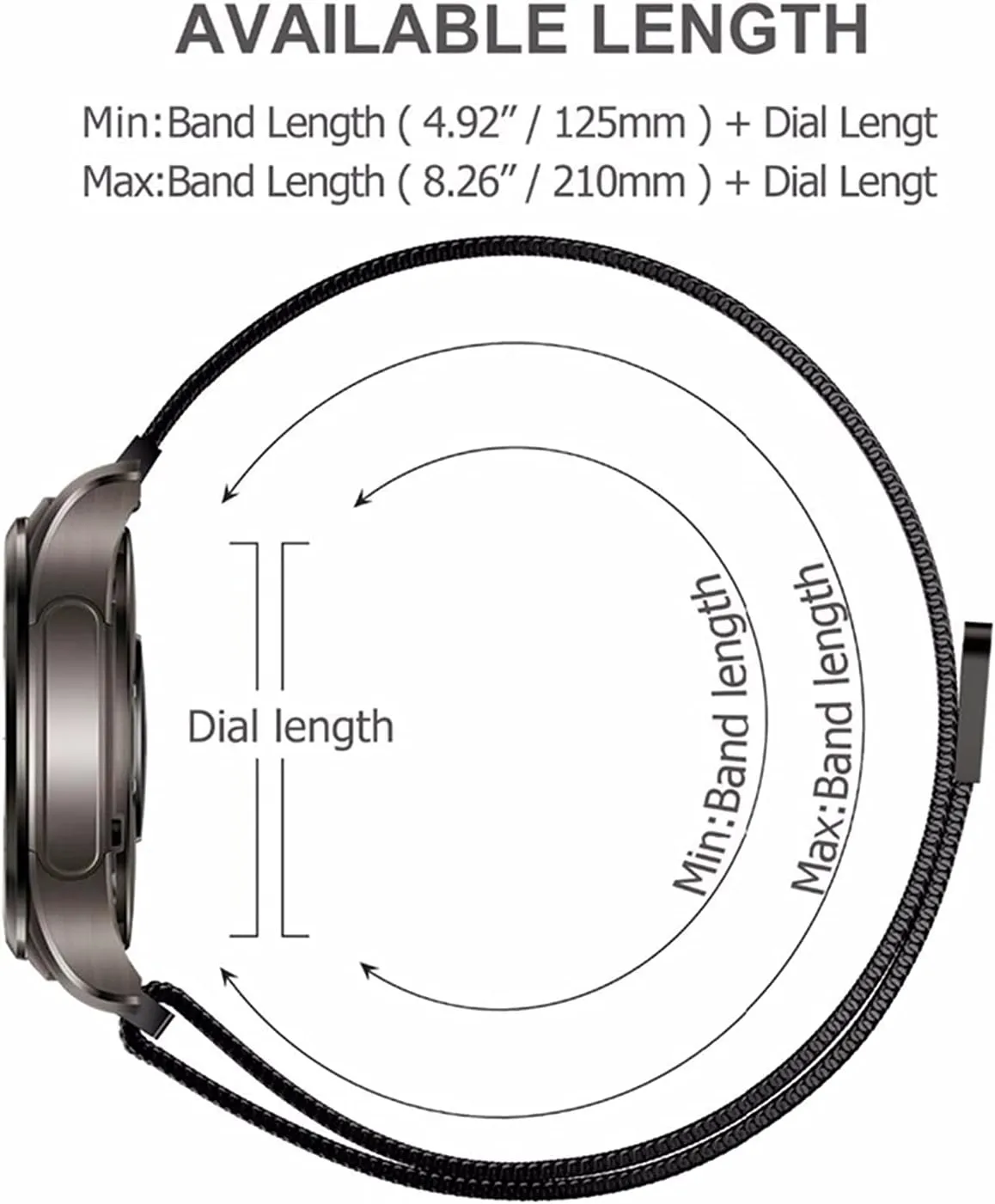 straps, mesh pollination armor patriarchal flavor cohesion universal watch strap bracelet stainless steel magnetic interlock safety clasp,for smart watch replacement strap 12mm 14mm 16mm 18mm 20mm 22mm 24mm, watch band replacement watch 