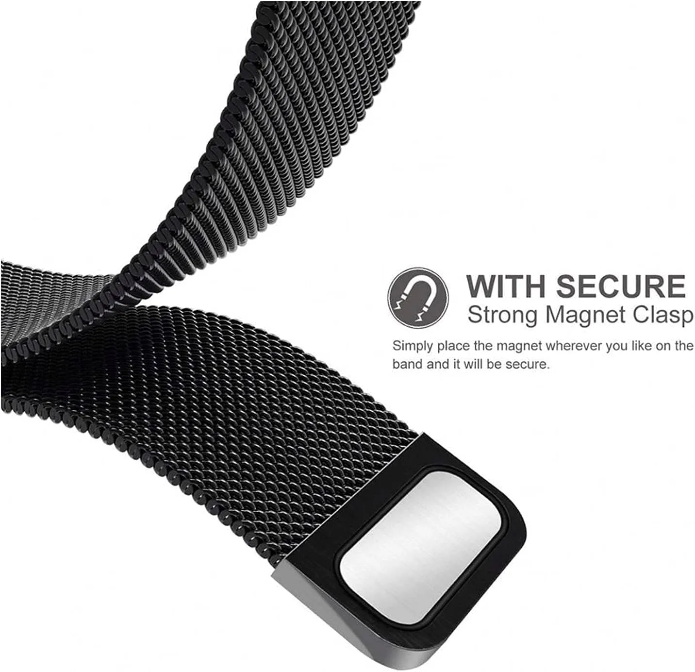 straps, mesh pollination armor patriarchal flavor cohesion universal watch strap bracelet stainless steel magnetic interlock safety clasp,for smart watch replacement strap 12mm 14mm 16mm 18mm 20mm 22mm 24mm, watch band replacement watch 