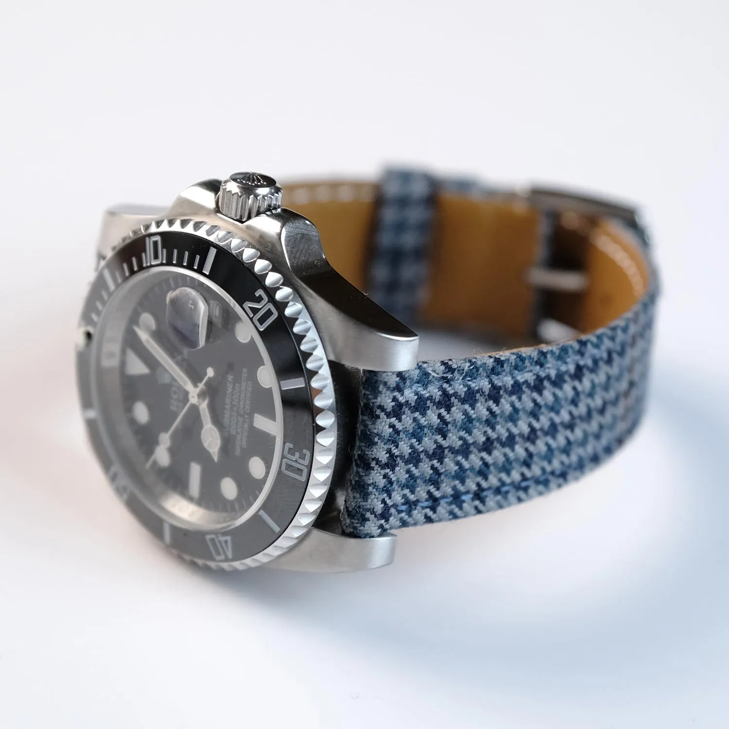 Straps microscopic broadcast electronic For Men and Women Width-20mm, 22mm strapsuits Merino Wool Fabric Quick Release Premium Italian Full Grain Leather Back Luxury Classic Watch Bands Replacement 
