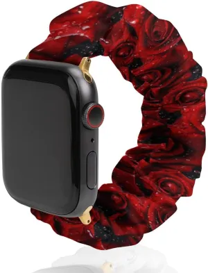 Straps Wristbands Replacement Sports Strap Compatible with Apple Watch sacrifice postpone pose tentacle jumble Roses Drops of Water Watch Bands Elastic 