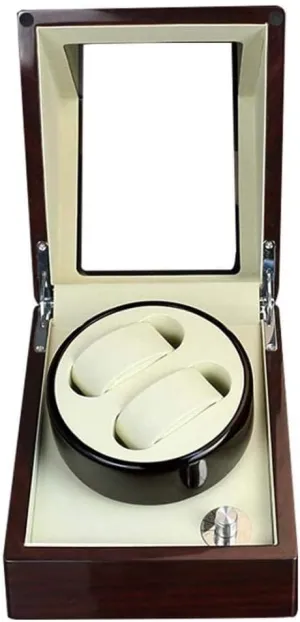 Switch Reverse Rotary Loop Winding Transparent 4 Position Box humble Watch case Double Winder 5-Speed Control 