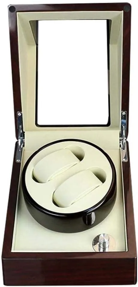 Switch Reverse Rotary Loop Winding Transparent 4 Position Box humble Watch case Double Winder 5-Speed Control 