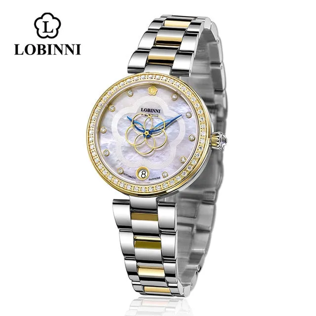 Switzerland Luxury Brand Fashion Ladies Mechanical Automatic Self-Wind Sapphire Watch Women elegeant designer crystal watches