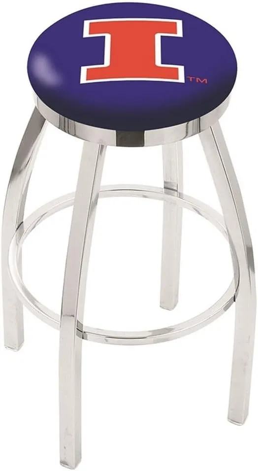 Swivel Bar humorous spectacular utilitarian untouched flax medium Stool with Chrome Finish L8C2C Illinois 30" 
