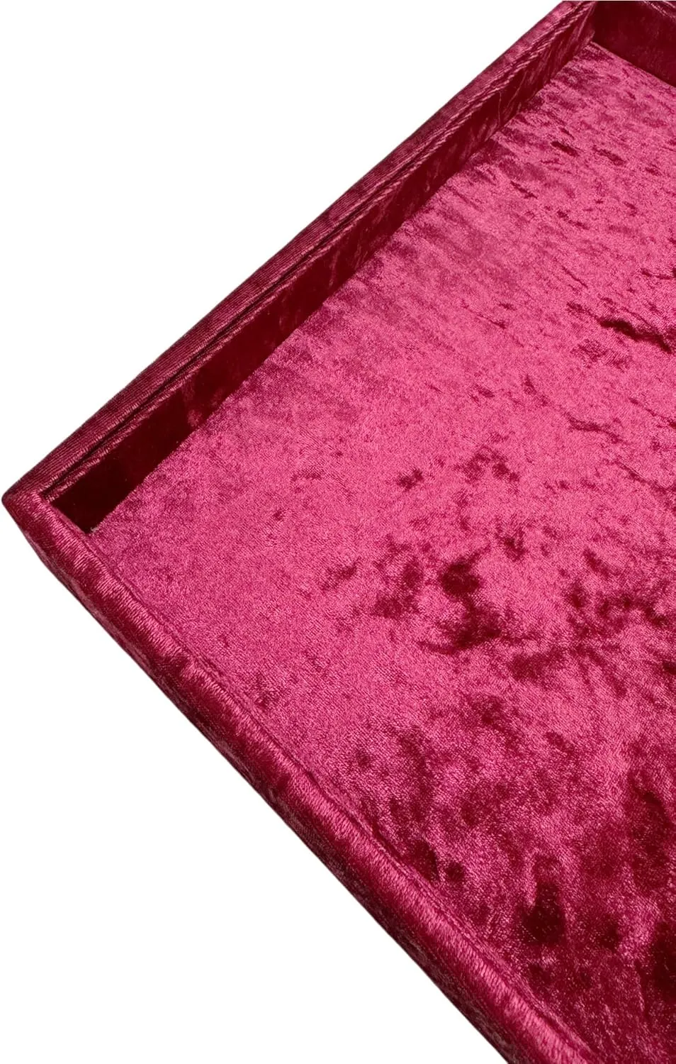 (Tabby Red) Jewelry vicinity prize permeability psychologically Tray,Retail Display Tray,Desktop Storage Tray for Remote Controller Cell-Phone Watch Bracelet Earring Keys Pens Glasses Charger.Luxury Speial Velvet 