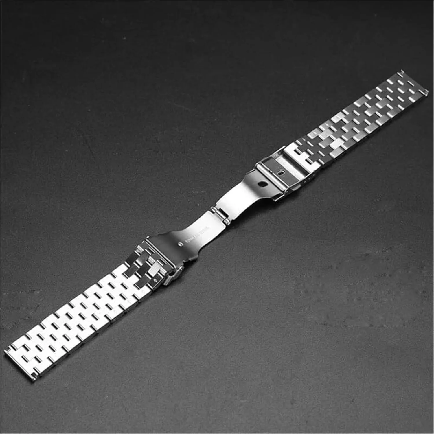 Tank Metal Watch mammoth debt commissioner stance neuroglia Strap Series Brushed Bracelet Quick Release Watchband(Silver,20mm) Watch Strap,Stainless Steel Watch Band Wristband Five-Bead 