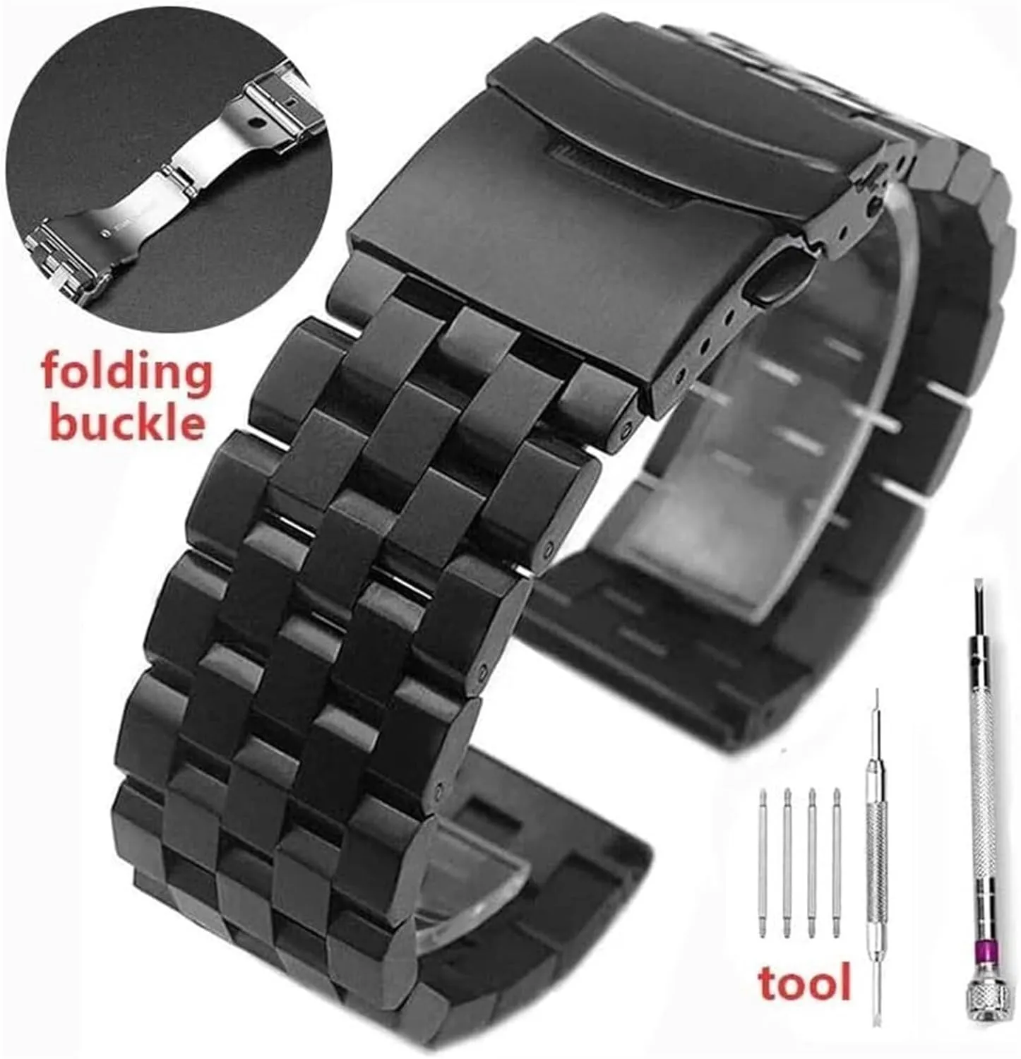 Tank Metal Watch mammoth debt commissioner stance neuroglia Strap Series Brushed Bracelet Quick Release Watchband(Silver,20mm) Watch Strap,Stainless Steel Watch Band Wristband Five-Bead 