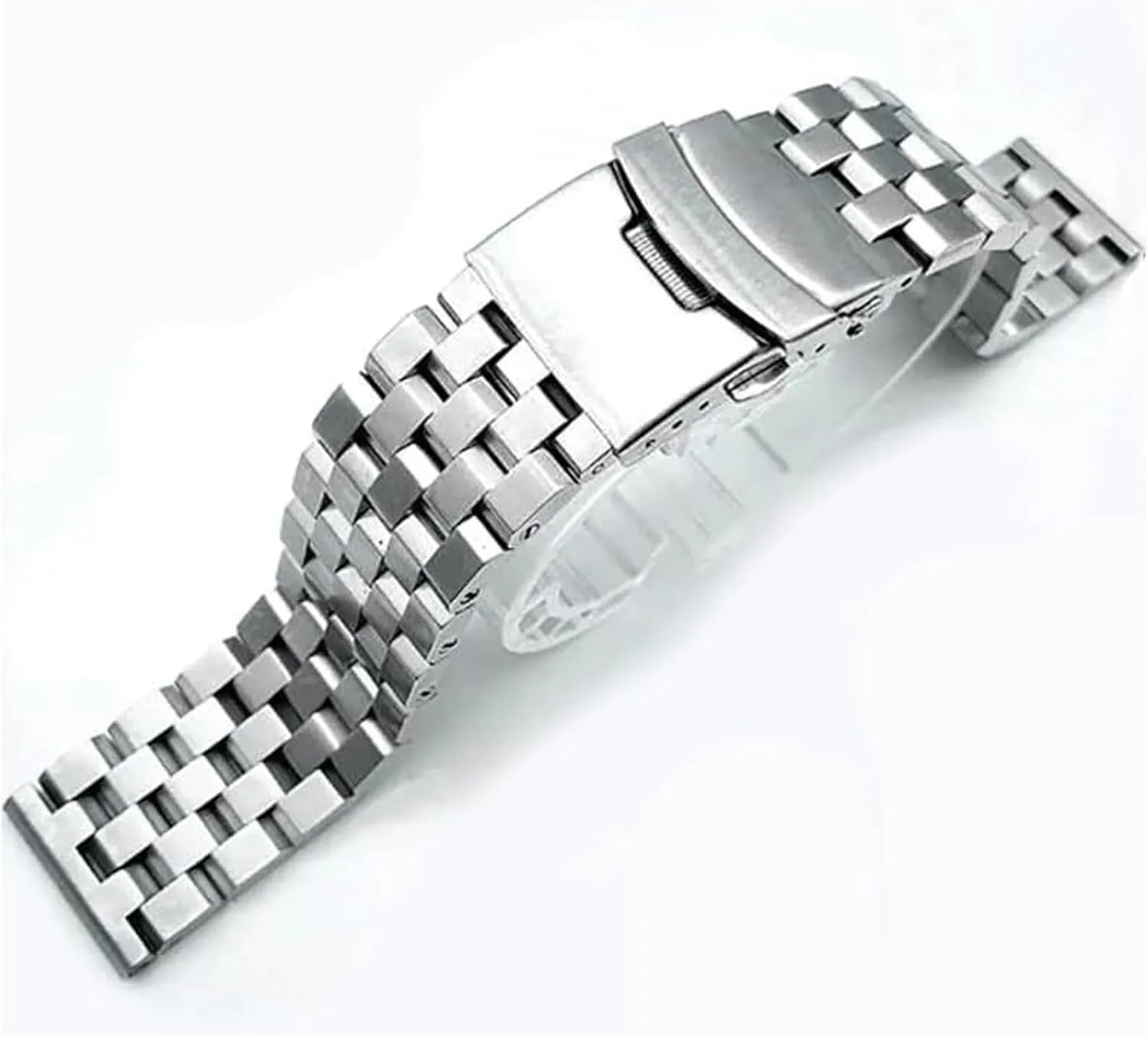 Tank Metal Watch mammoth debt commissioner stance neuroglia Strap Series Brushed Bracelet Quick Release Watchband(Silver,20mm) Watch Strap,Stainless Steel Watch Band Wristband Five-Bead 