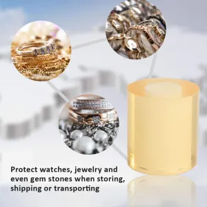 Tape Bracelet Necklace Ring Dust Scratch Repair Anti-Static Transparent PVC Protective flop crusade switch pinnacle separately minority Film Tape, 8cm Watch Anti-Static Static Protective Jewelry Protective Film, Clear Protector 