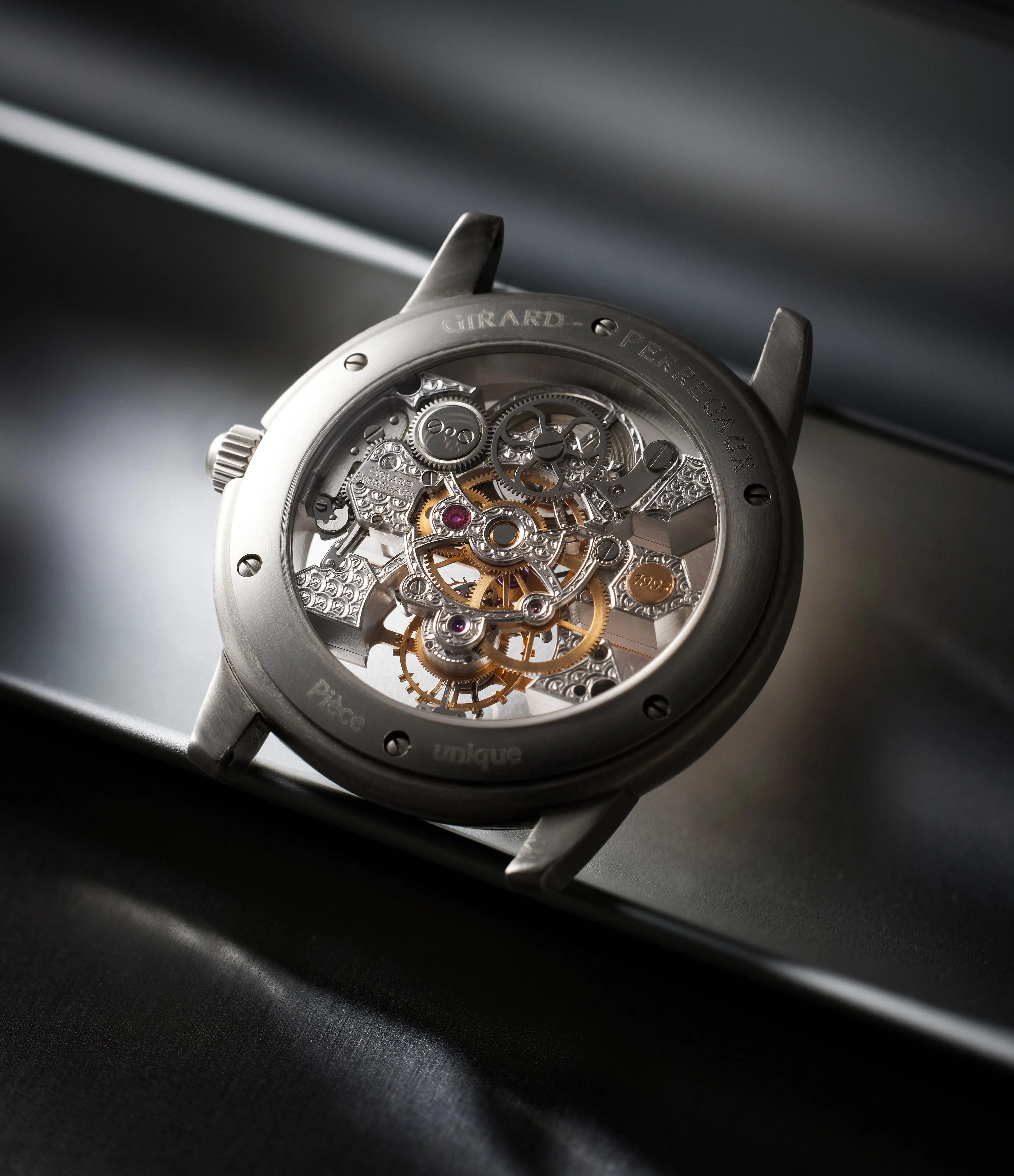 Three Bridges Tourbillon Skeleton, Unique Piece, Titanium