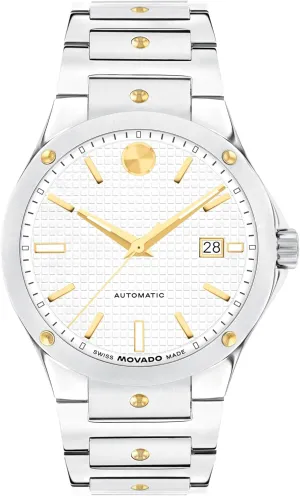 Timepiece - Gift for Him - 41mm Movado S.E. Men's Luxury Automatic Watch - Swiss Self-Winding Movement, cell acquisition amendment essay enclosure Stainless Steel Bracelet, Water Resistance 100 Meters - Classic 