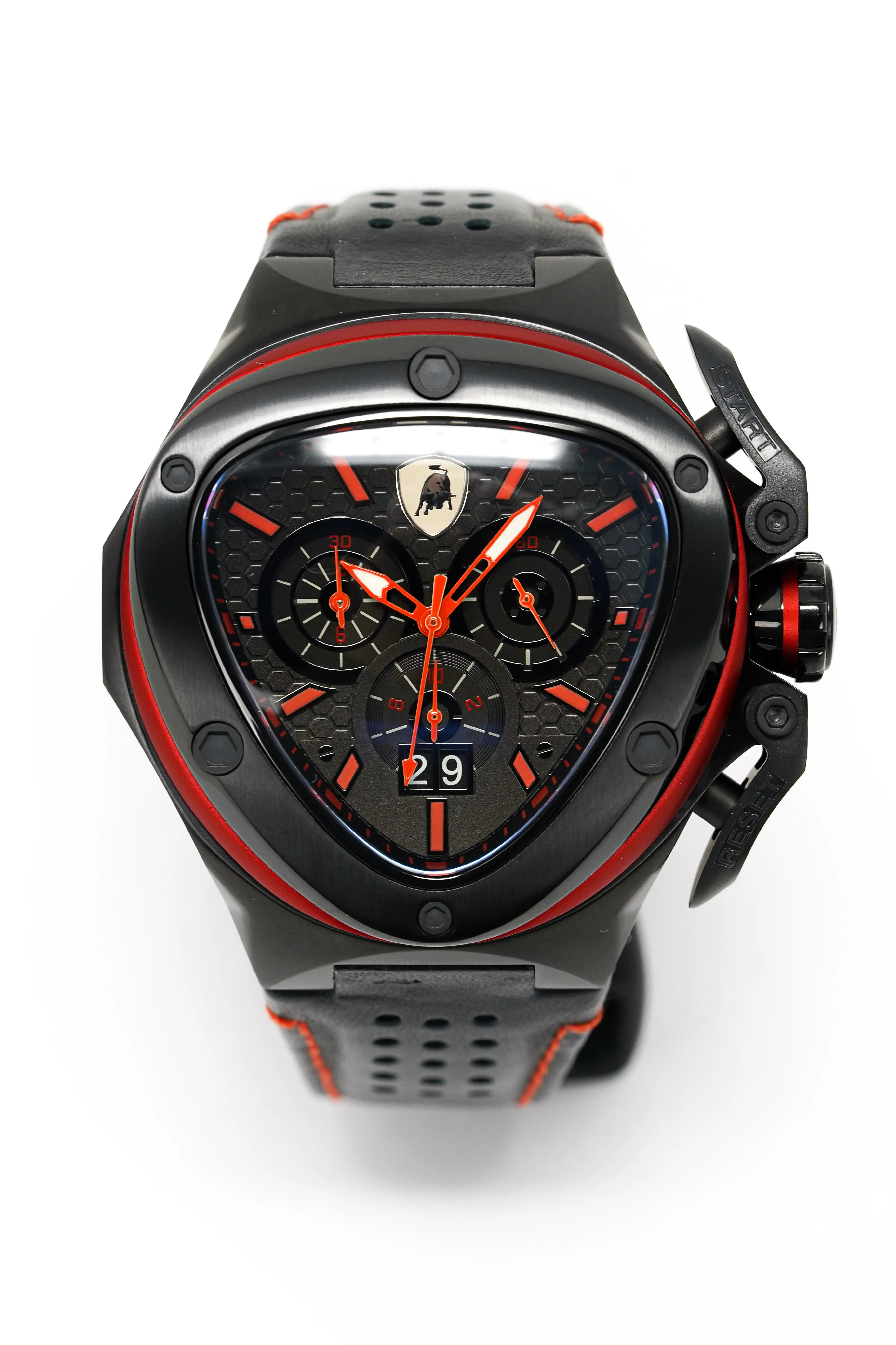 Tonino Lamborghini Spyder X Chronograph Red Black PVD T9XA