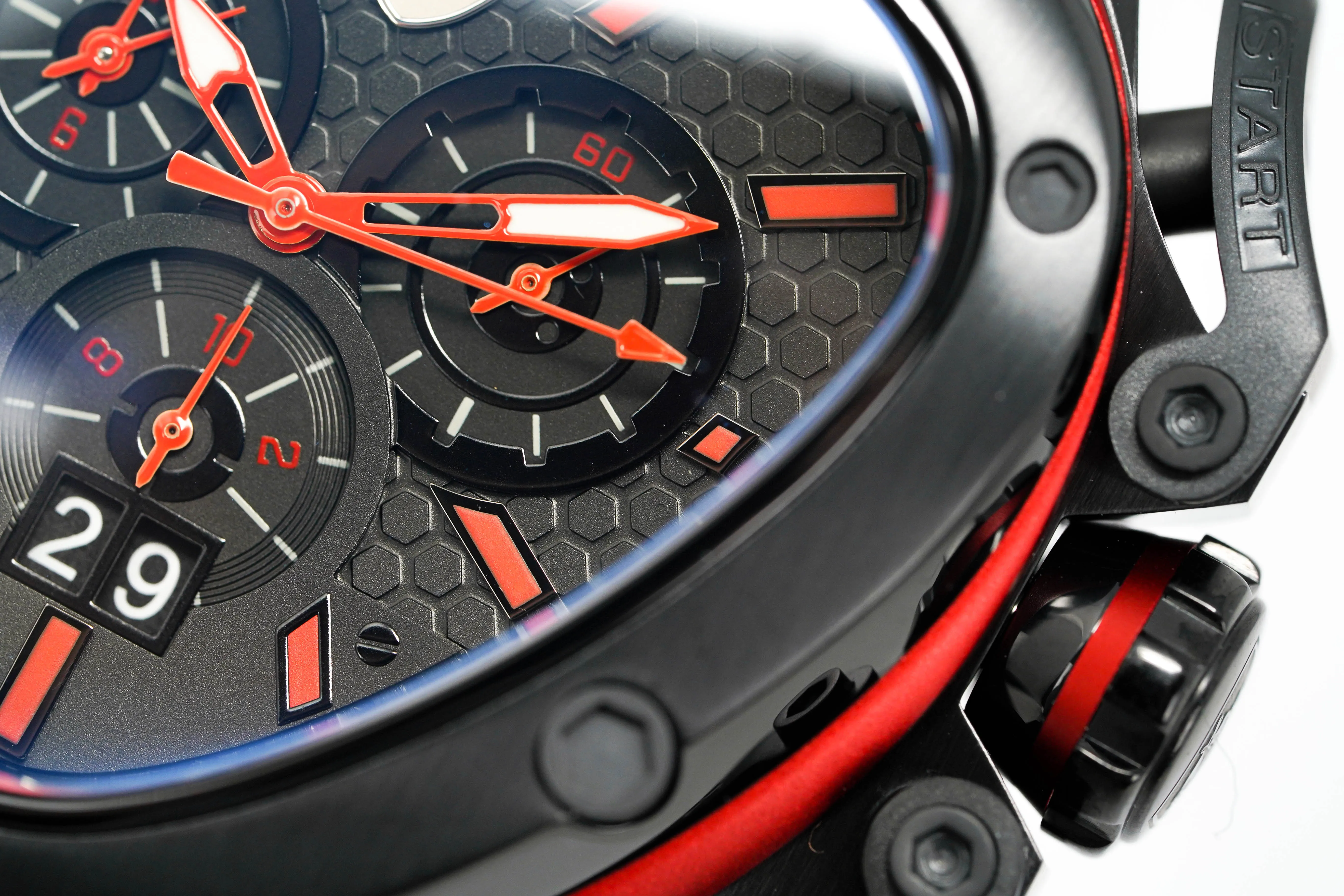Tonino Lamborghini Spyder X Chronograph Red Black PVD T9XA