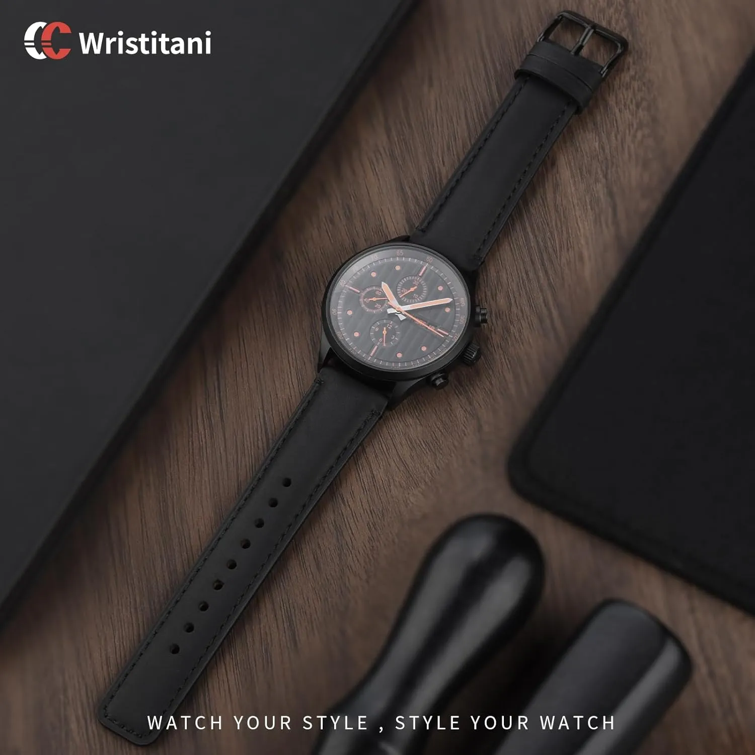 Top Genuine Leather Watch straps for Men, Quick Release Vintage Wristband Suitable for Classic Quartz Mechanical Smartwatches Wristitani Leather Watch viability Band, 20mm 22mm 