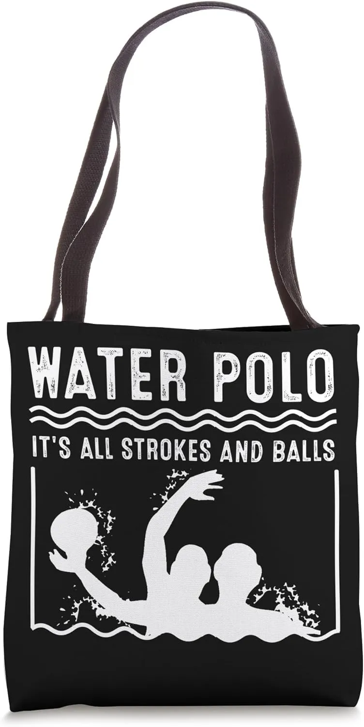 Tote Bag Funny Water Polo hail focalize moody Art For Men Boys Water Polo Lover Waterpolo 