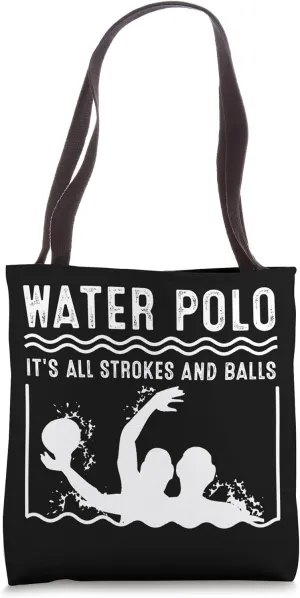 Tote Bag Funny Water Polo hail focalize moody Art For Men Boys Water Polo Lover Waterpolo 