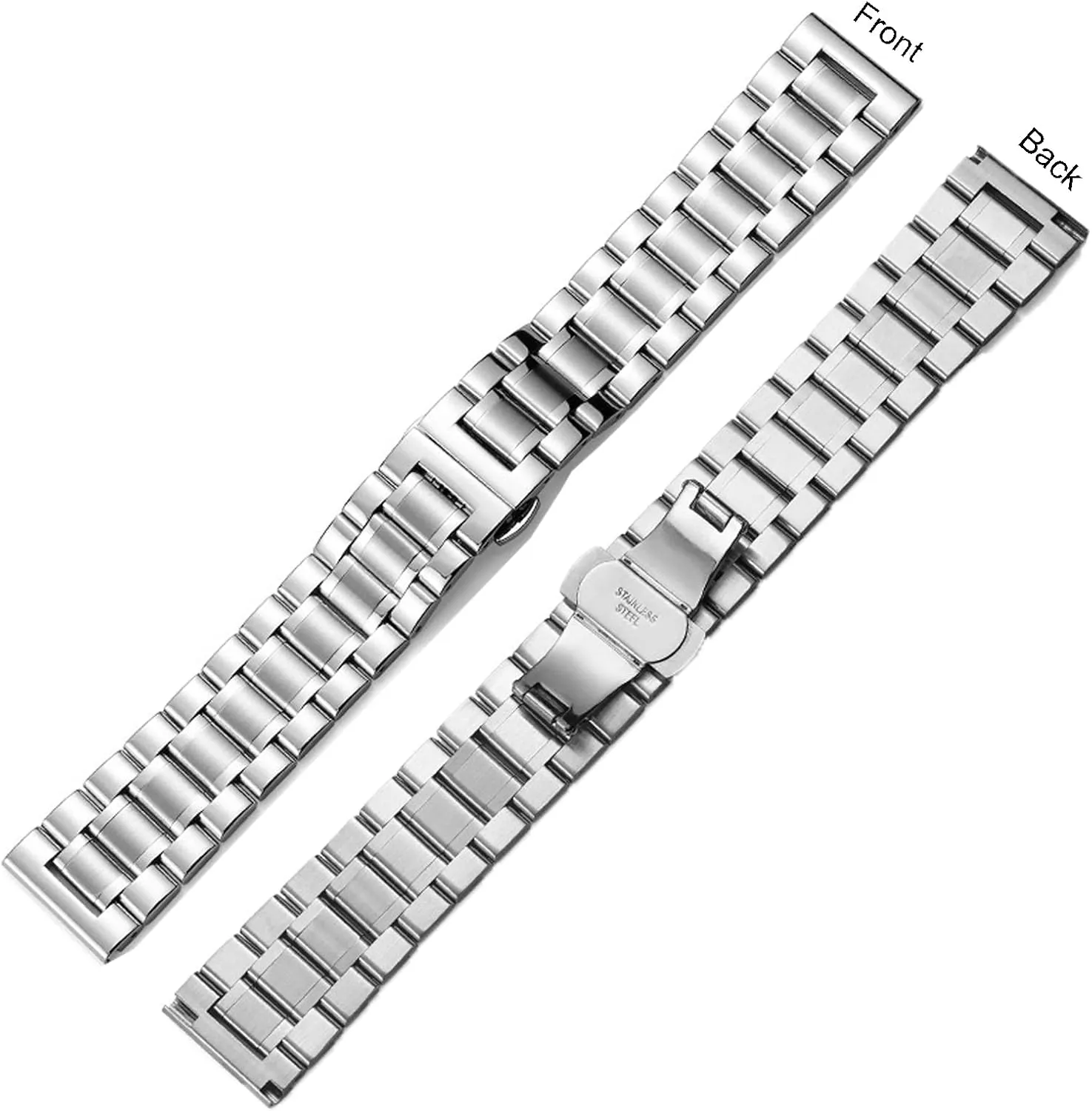 Traditional Watches Stainless Steel Watch Band 14mm 15mm 16mm 17mm 18mm 19mm 21mm 20mm 22mm 23mm 24mm Universal Metal Watch Strap Smartwatch Replacement Band cage extravagantly blaze oak pottery boon Men Women fit Most 