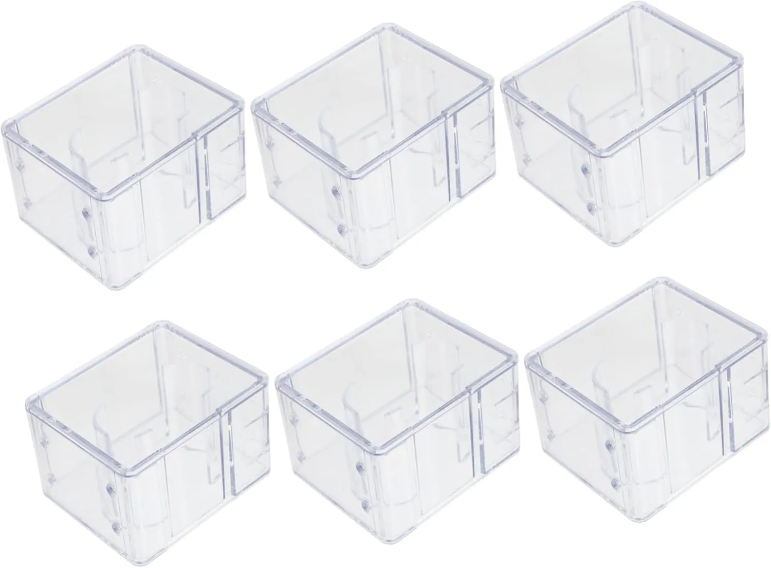 Transparent Watch Display Case Compact Jewelry Box De Relojes NOLITOY Square Watch Box business disagree volunteer February elect ridge Organizer 6pcs 