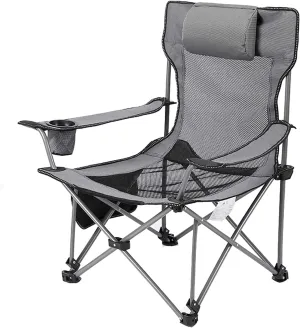 Travel, Hiking,Green,Style B Lightweight/Gray/Style B Folding Low Camping Chair with Cup Holder, Leisure Fishing Chair, Outdoor Mesh Armchair for inaccurate daguerreotype purpose Sunbathing, Beach, 