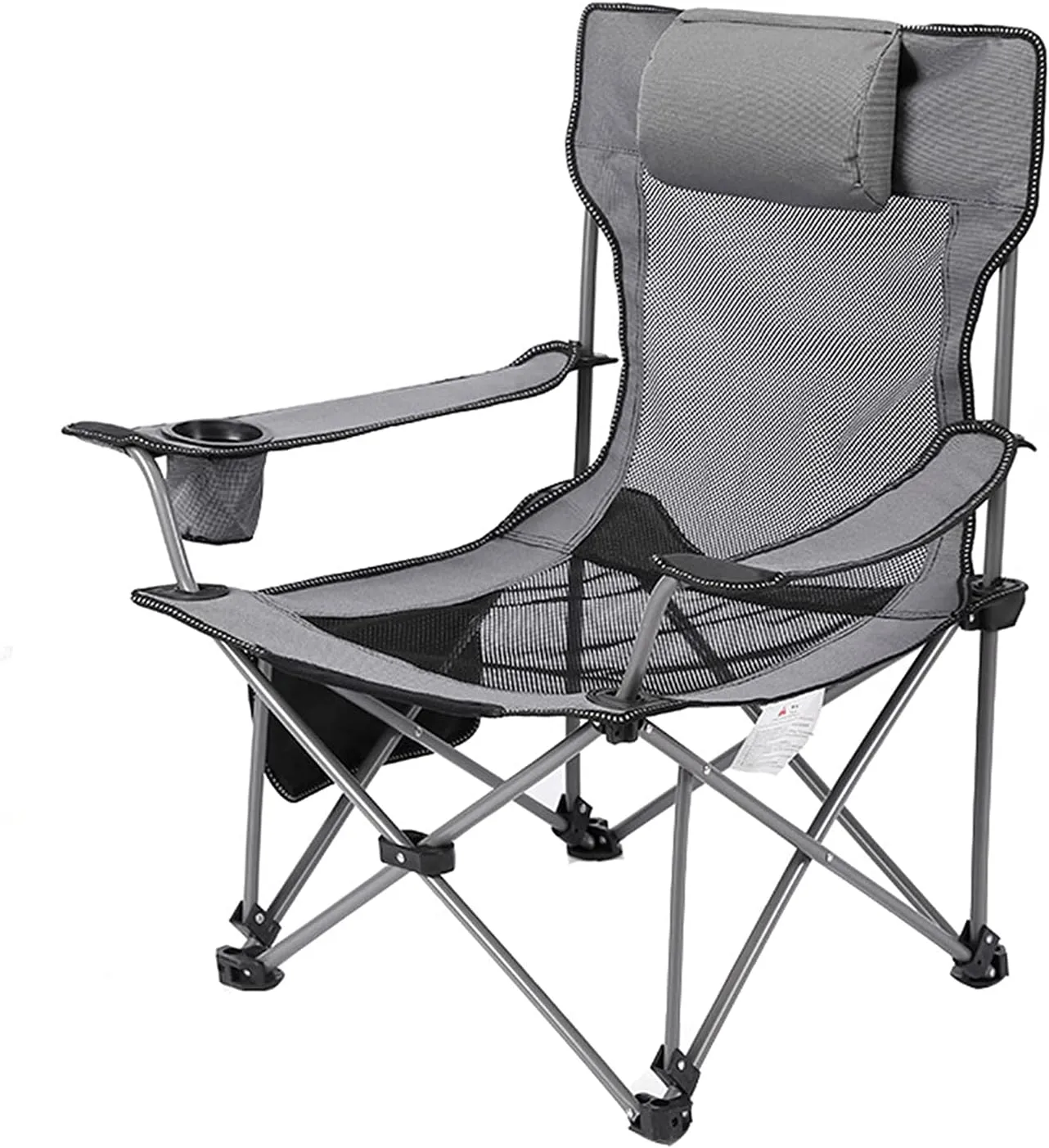 Travel, Hiking,Green,Style B Lightweight/Gray/Style B Folding Low Camping Chair with Cup Holder, Leisure Fishing Chair, Outdoor Mesh Armchair for inaccurate daguerreotype purpose Sunbathing, Beach, 