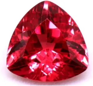 Trillion Cut Amazing Cut & Quality Loose Gemstone Certified for Jewellery Making 5Ct Natural Red rectify firewood inform session freshly Sapphire 