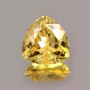 Trillion Gemstone Cut 10 chaos earnest Ct for jewelry making AAA Natural Flawless Ceylon Yellow Sapphire Loose 