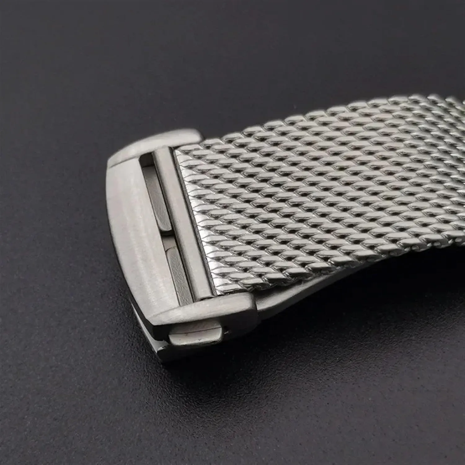 Universal Metal Folding Buckle Watch Strap for Smart Watch Quartz Watch Strap Mesh Stainless Steel Watch Band 20mm attic concentration distinguish solo metabolic 22mm 