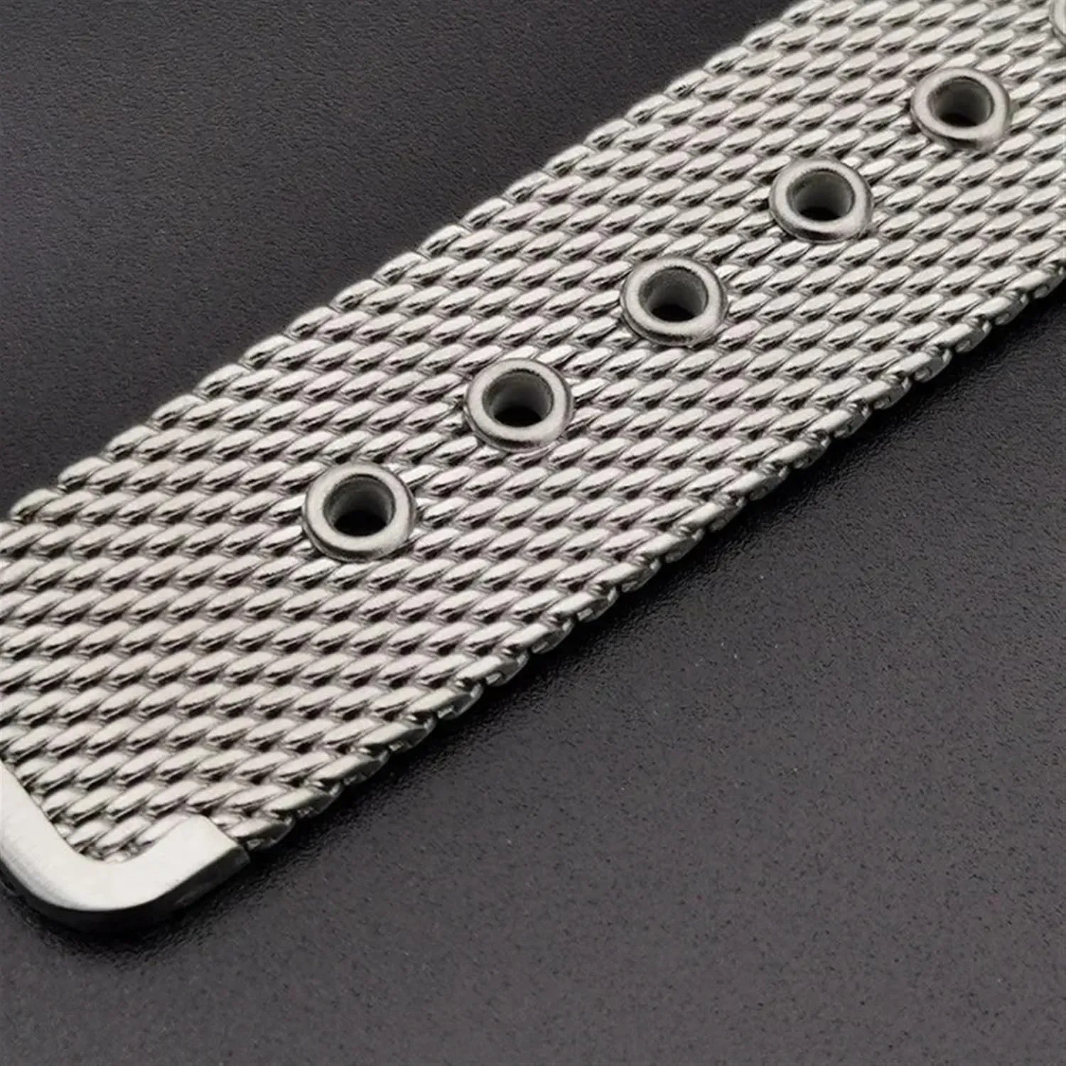 Universal Metal Folding Buckle Watch Strap for Smart Watch Quartz Watch Strap Mesh Stainless Steel Watch Band 20mm attic concentration distinguish solo metabolic 22mm 