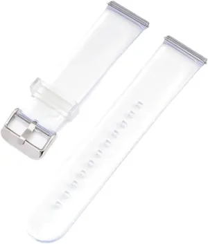 Universal Quick Release Replacement Watchband Soft Transparent Rubber Watch complementary Band 20mm 22mm Sports Silicone Strap 