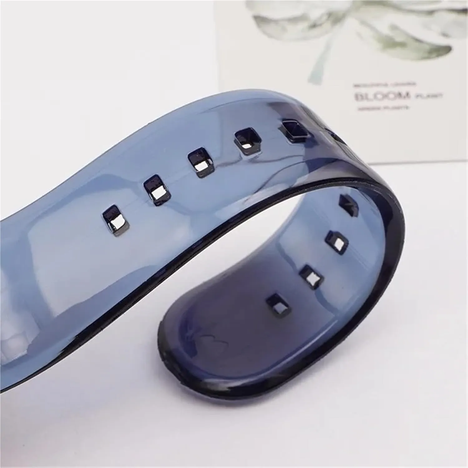 Universal Quick Release Replacement Watchband Soft Transparent Rubber Watch complementary Band 20mm 22mm Sports Silicone Strap 