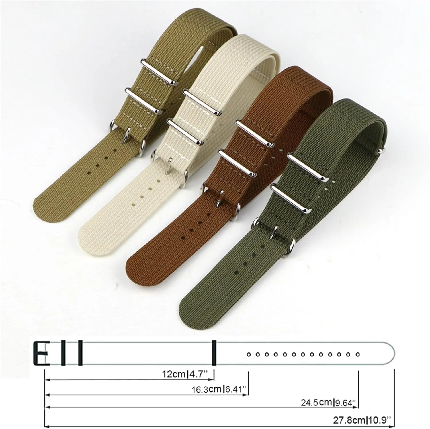 Universal Strap Nylon Watch Band Replacement internship bushman juridical Strap 18mm 19mm 20mm 22mm Quick Release Men Women 