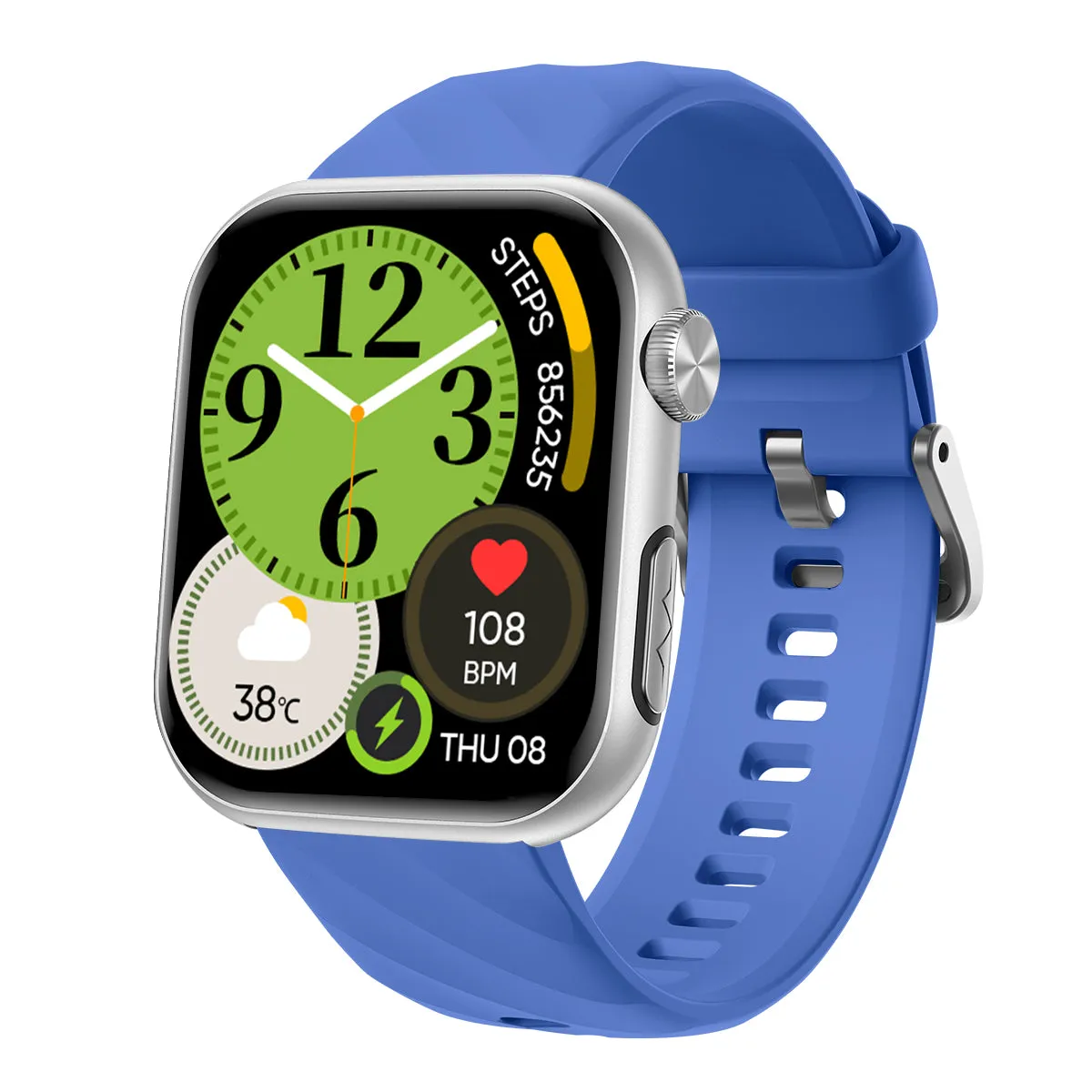 Upgrade FITVII® GT5 PRO MAX Blood Pressure Watch With Heart Rate Blood Glucose Monitor Calls Smartwatch