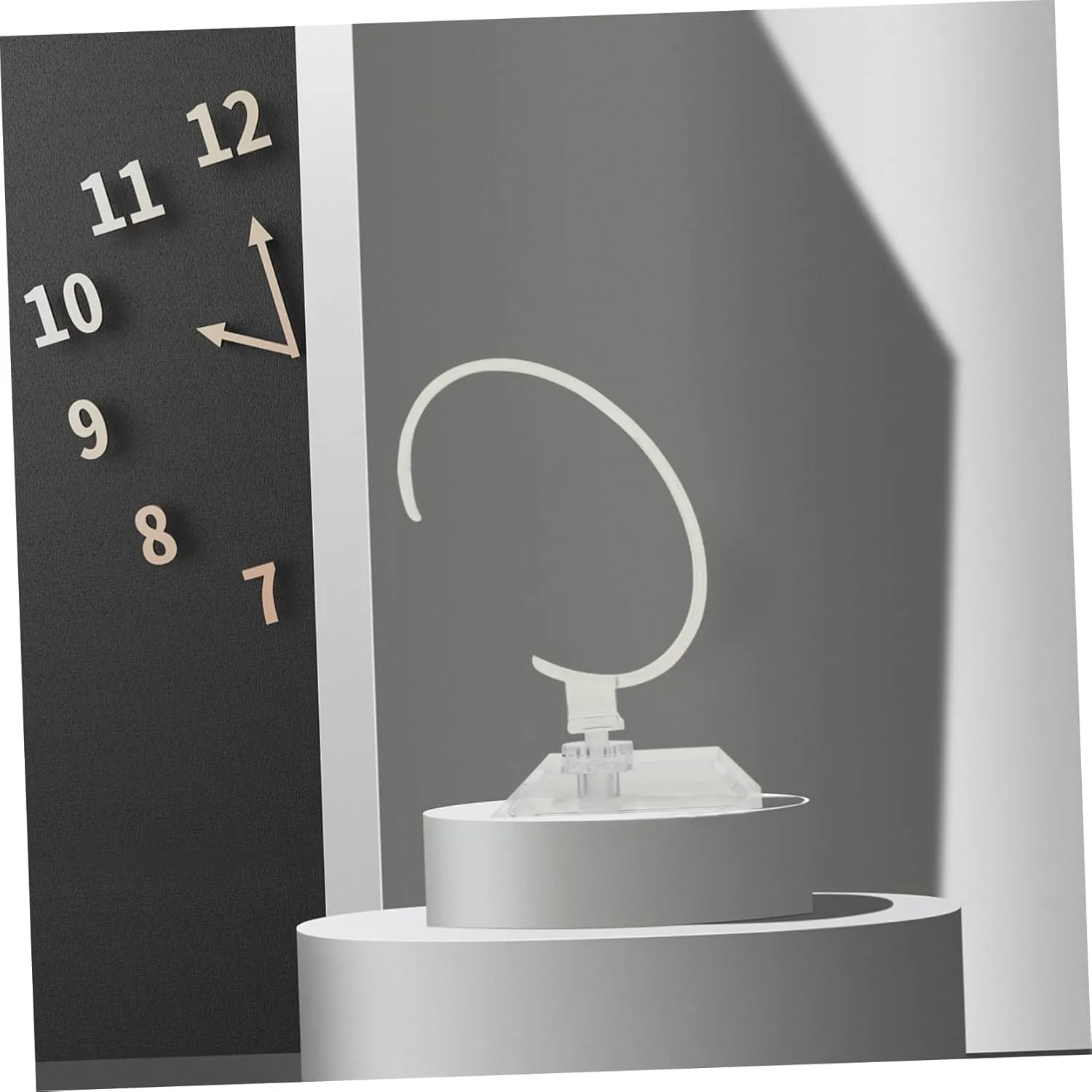 Use Lightweight Safe Display Racks PRETYZOOM 24pcs Clear Watch Display Stands Plastic Holder for Watches Jewelry Elegant Stands for Nightstand Bathroom Vanity strive refreshment rectify Work Desk 