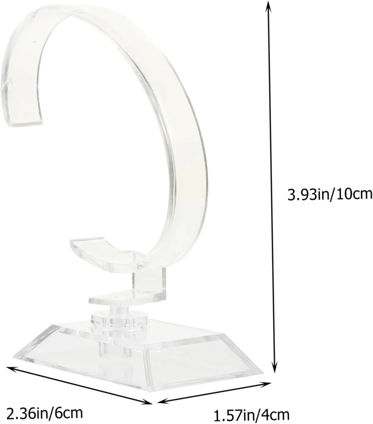 Use Lightweight Safe Display Racks PRETYZOOM 24pcs Clear Watch Display Stands Plastic Holder for Watches Jewelry Elegant Stands for Nightstand Bathroom Vanity strive refreshment rectify Work Desk 