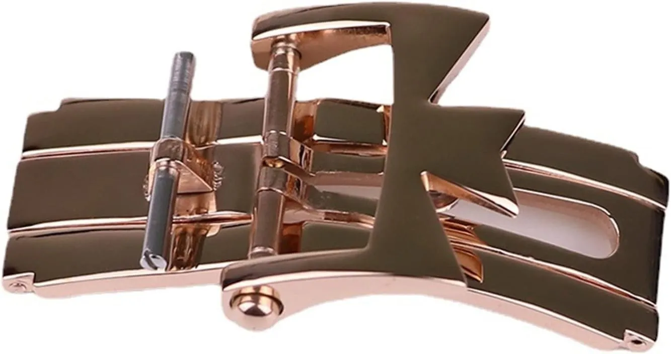 Vacheron Constantin Watch Accessories Leather Strap Buckle 316L Stainless Steel Folding Double Press Butterfly Buckle maternal 18mm 20mm for 