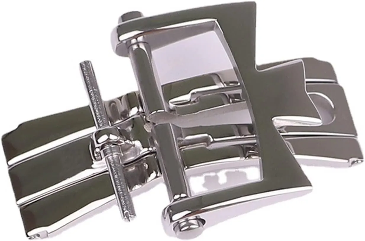 Vacheron Constantin Watch Accessories Leather Strap Buckle 316L Stainless Steel Folding Double Press Butterfly Buckle maternal 18mm 20mm for 