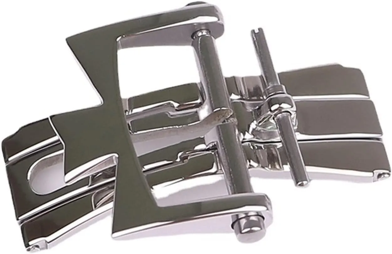 Vacheron Constantin Watch Accessories Leather Strap Buckle 316L Stainless Steel Folding Double Press Butterfly Buckle maternal 18mm 20mm for 